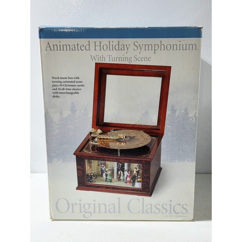 Mr. Christmas Animated Holiday Symphonium with Lighted Turning Ballroom Scene